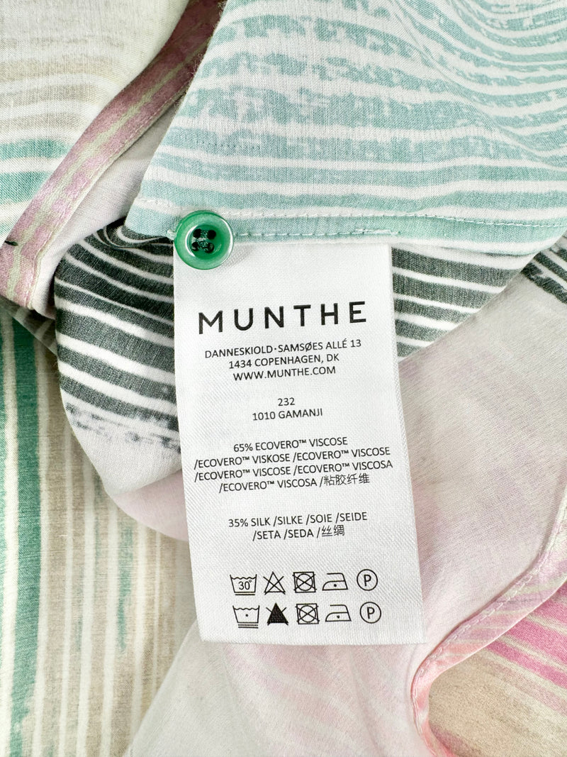 Munthe Pastel & Green 'Gamanji' Top & 'Gusty' Slacks - AU8/10