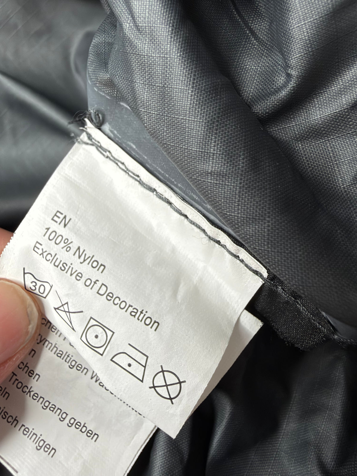 Kathmandu 'Pack & Go' Grey and Black Anorak - XS