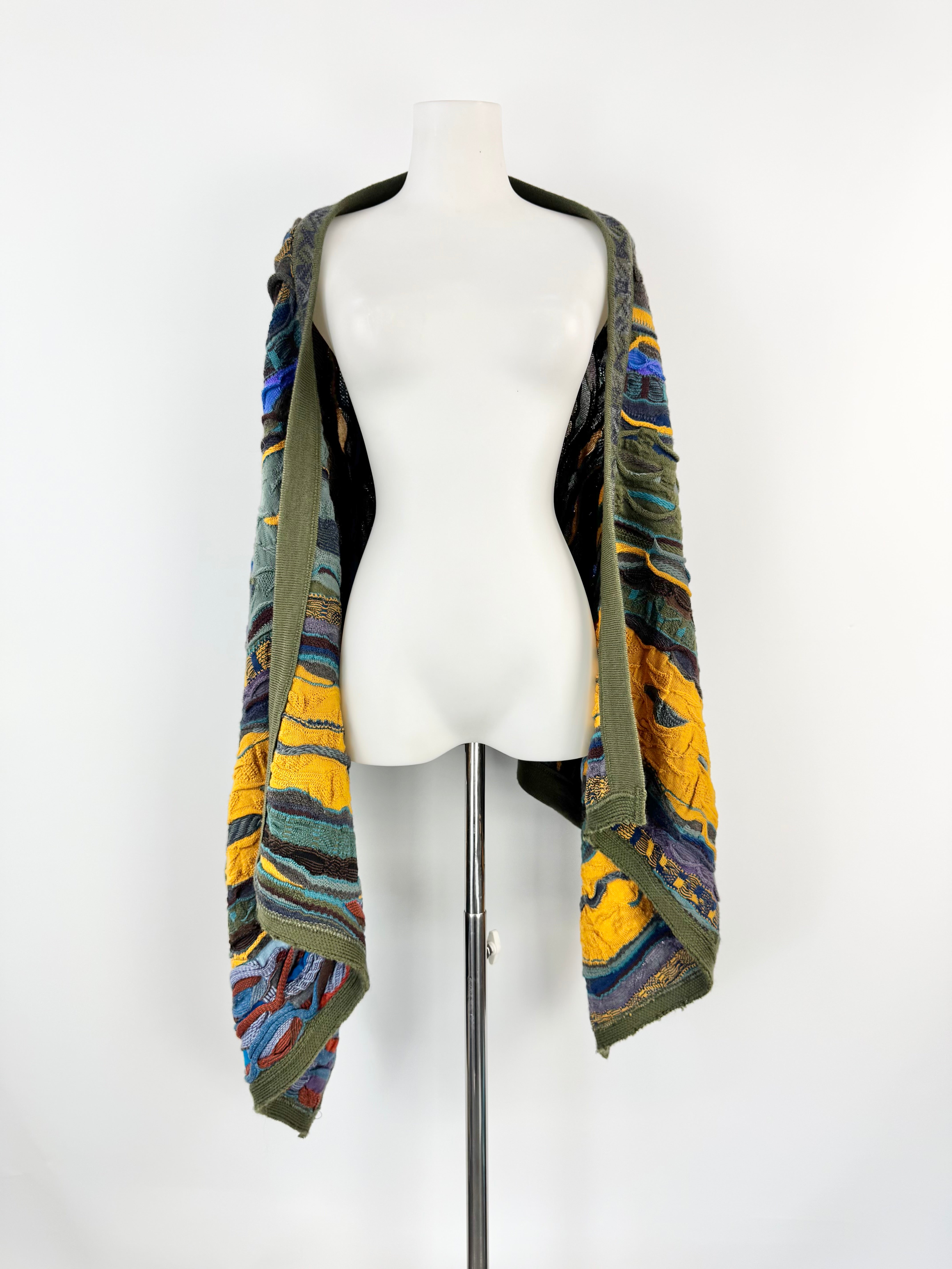 Multi Coloured Knit Scarf/Shawl