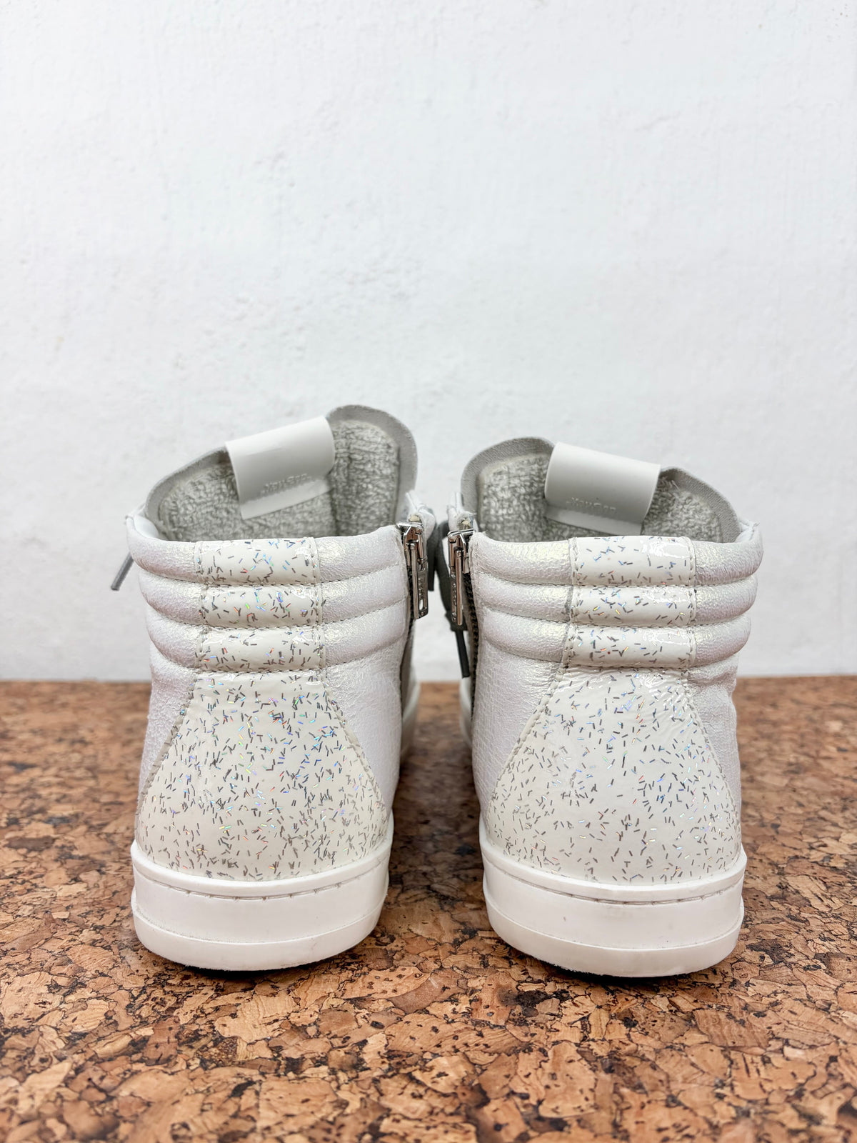 P448 High Top Metallic Sneakers - EU40