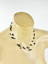 Dyed Purple Pearl Necklace with 14ct Clasp