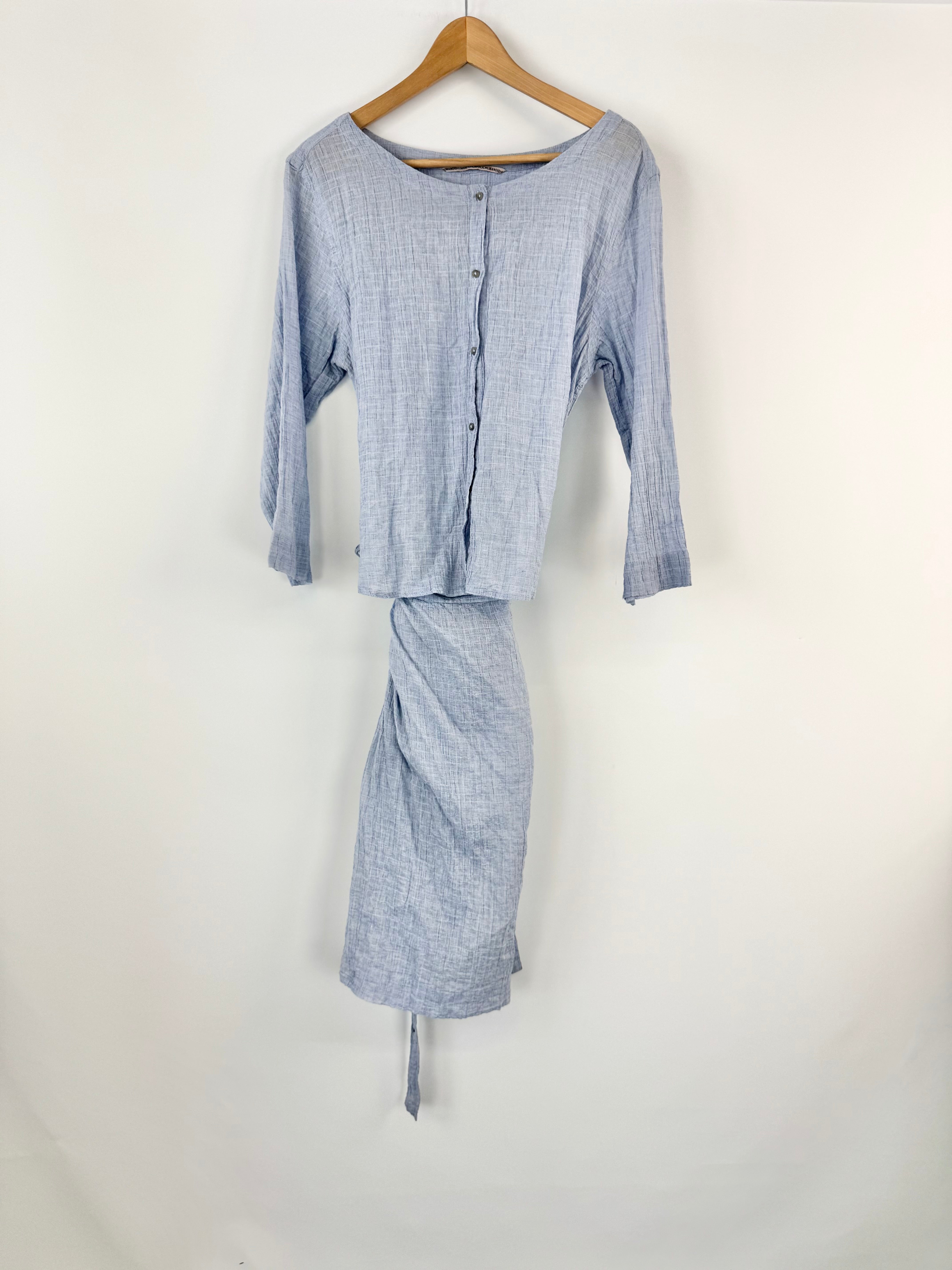 Humanoid Light Blue Shirt Dress - AU12
