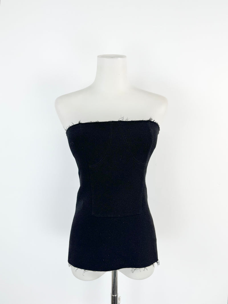 Christopher Esber Black Sleeveless Bustier - AU8