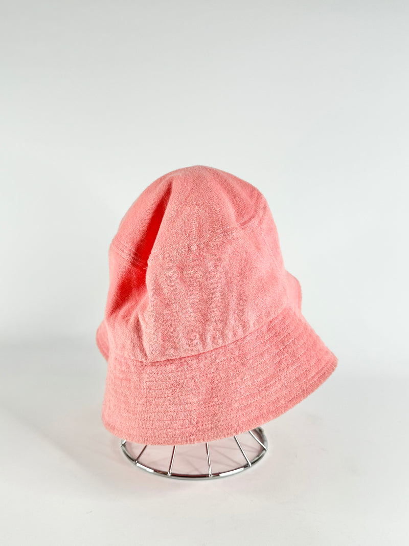 Coral Pink Towel Bucket Hat