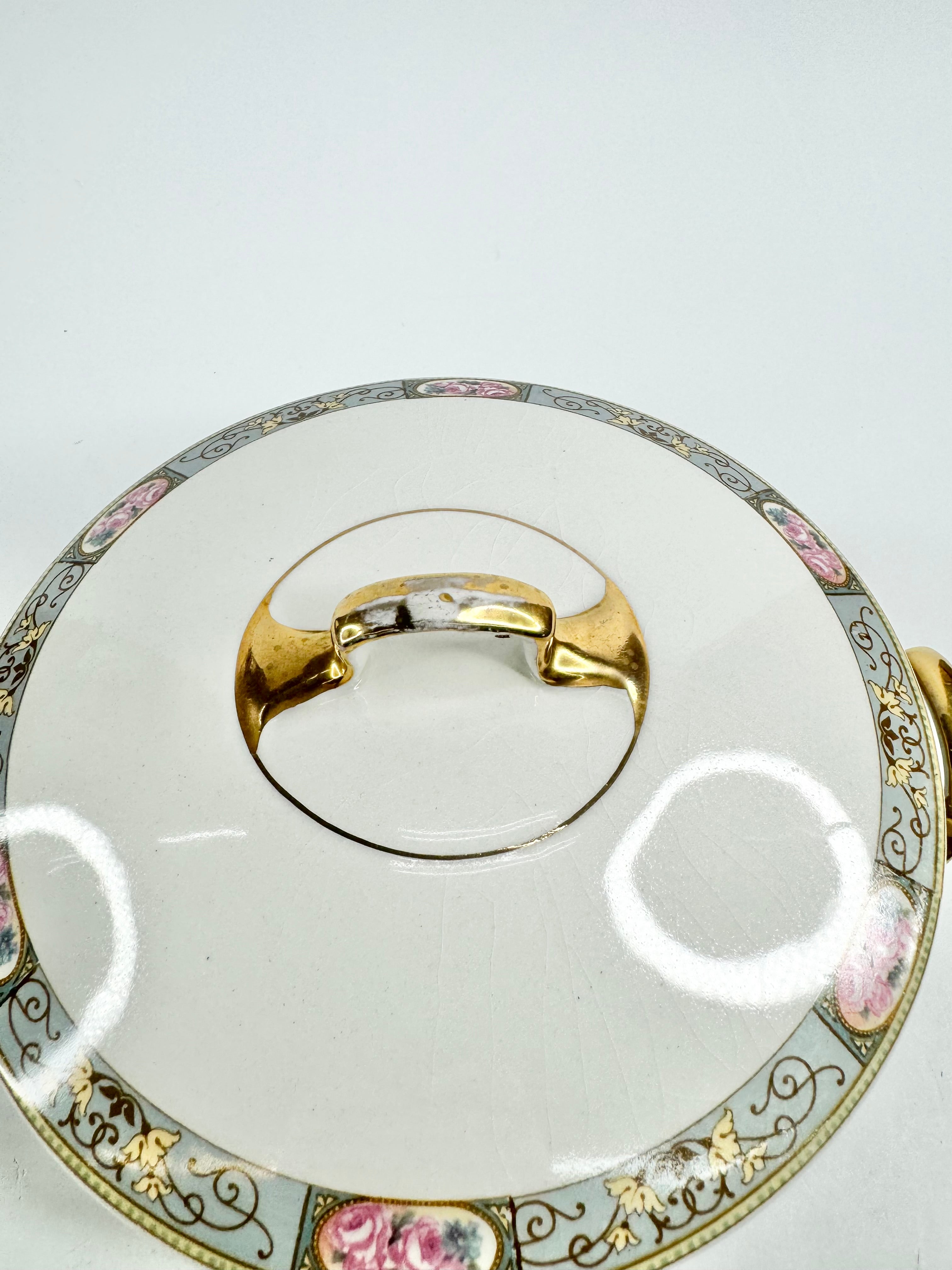 Antique 1940s J. G Meakin Hanley Lidded Serving Dish