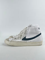 Nike White 'Blazer Mid '77' Vintage-Style Sneakers - EU45