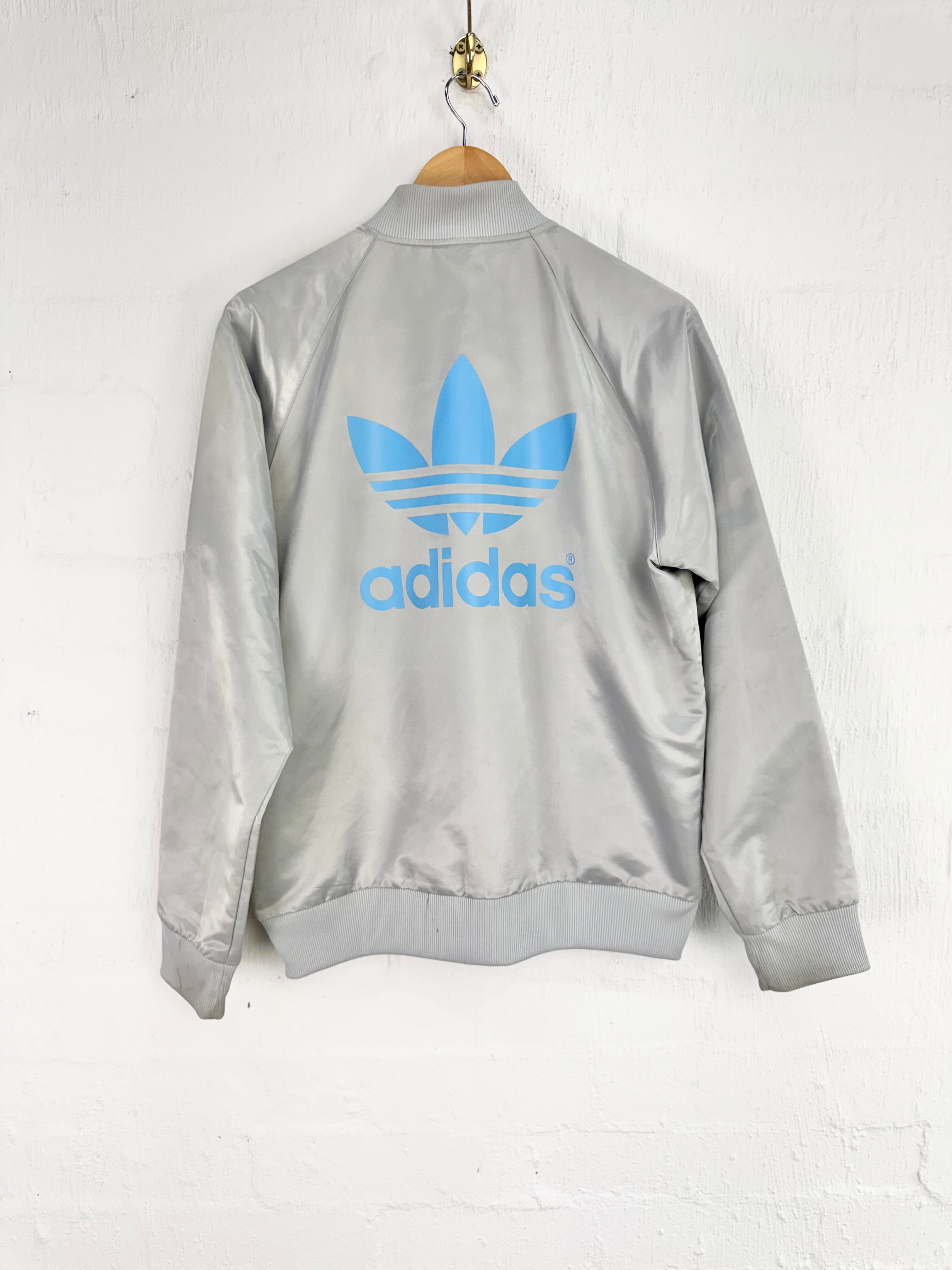 Adidas Silver '25' Bomber Jacket - M AU12/14