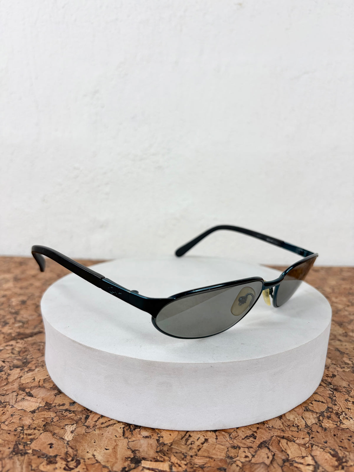 Ray-Ban Metallic Blue Italian Made Sunglasses