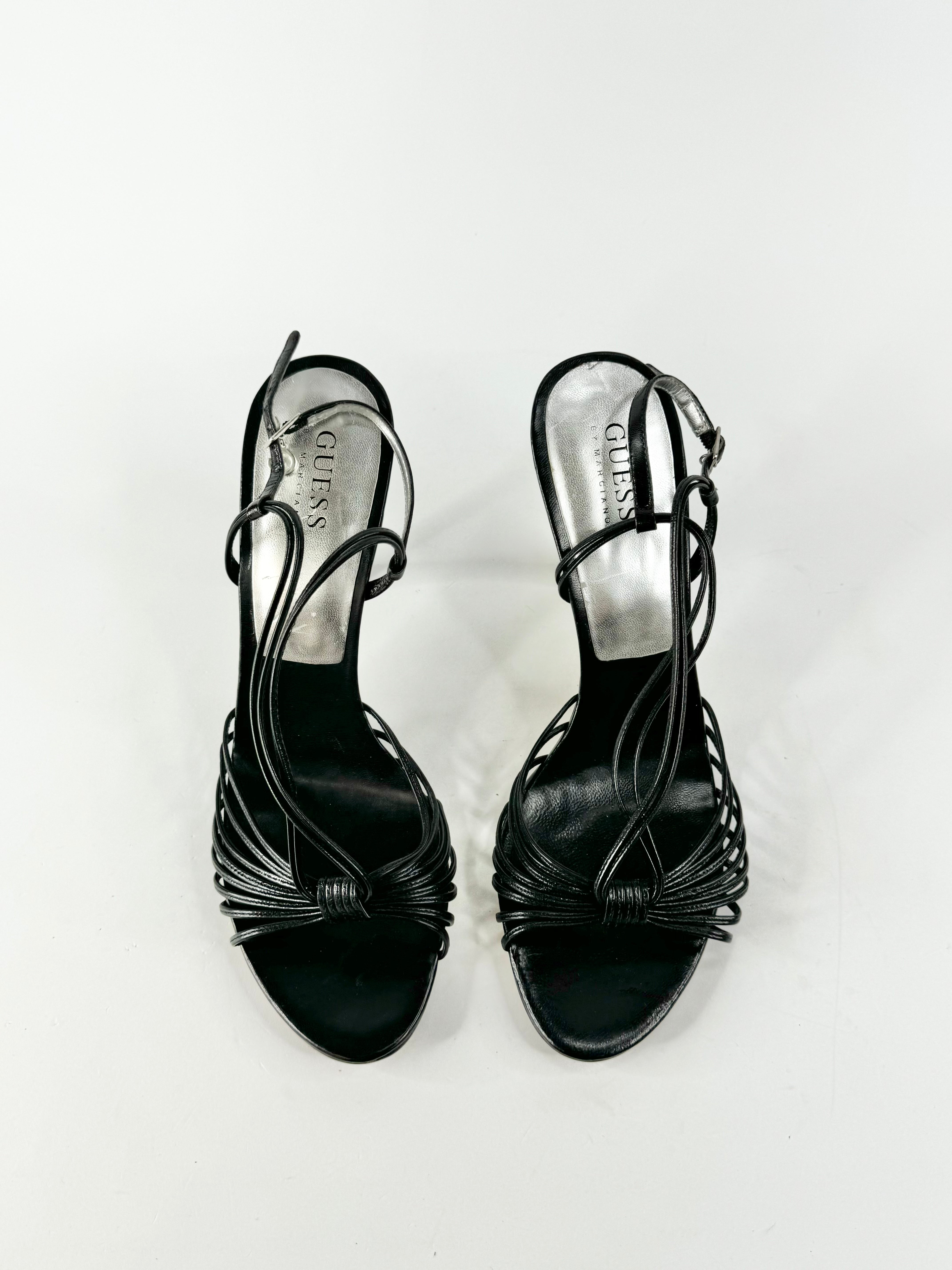 Guess by Mariano Black Strap Stilettos - EU40