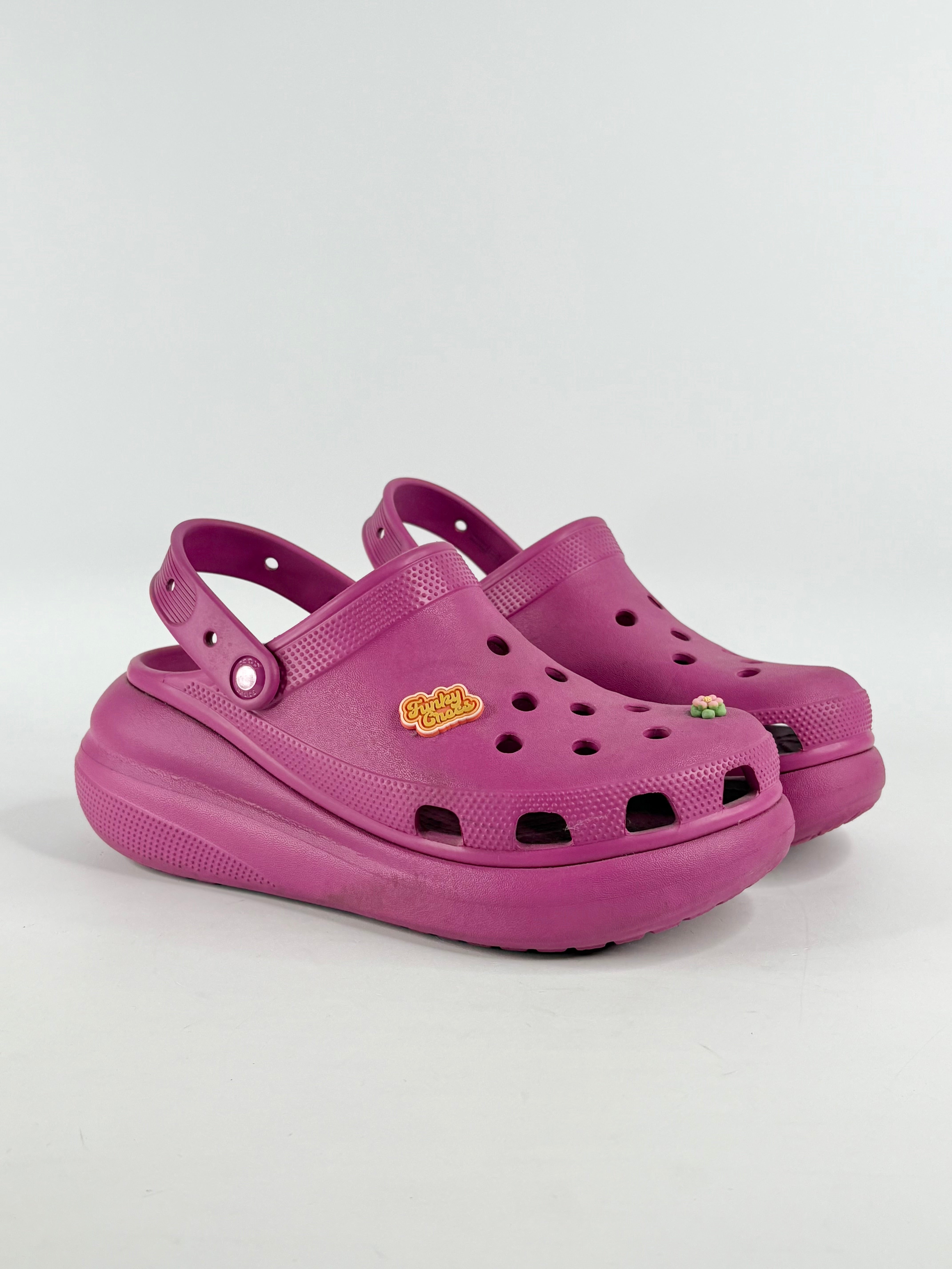 Crocs Magenta Platform Clogs - EU41