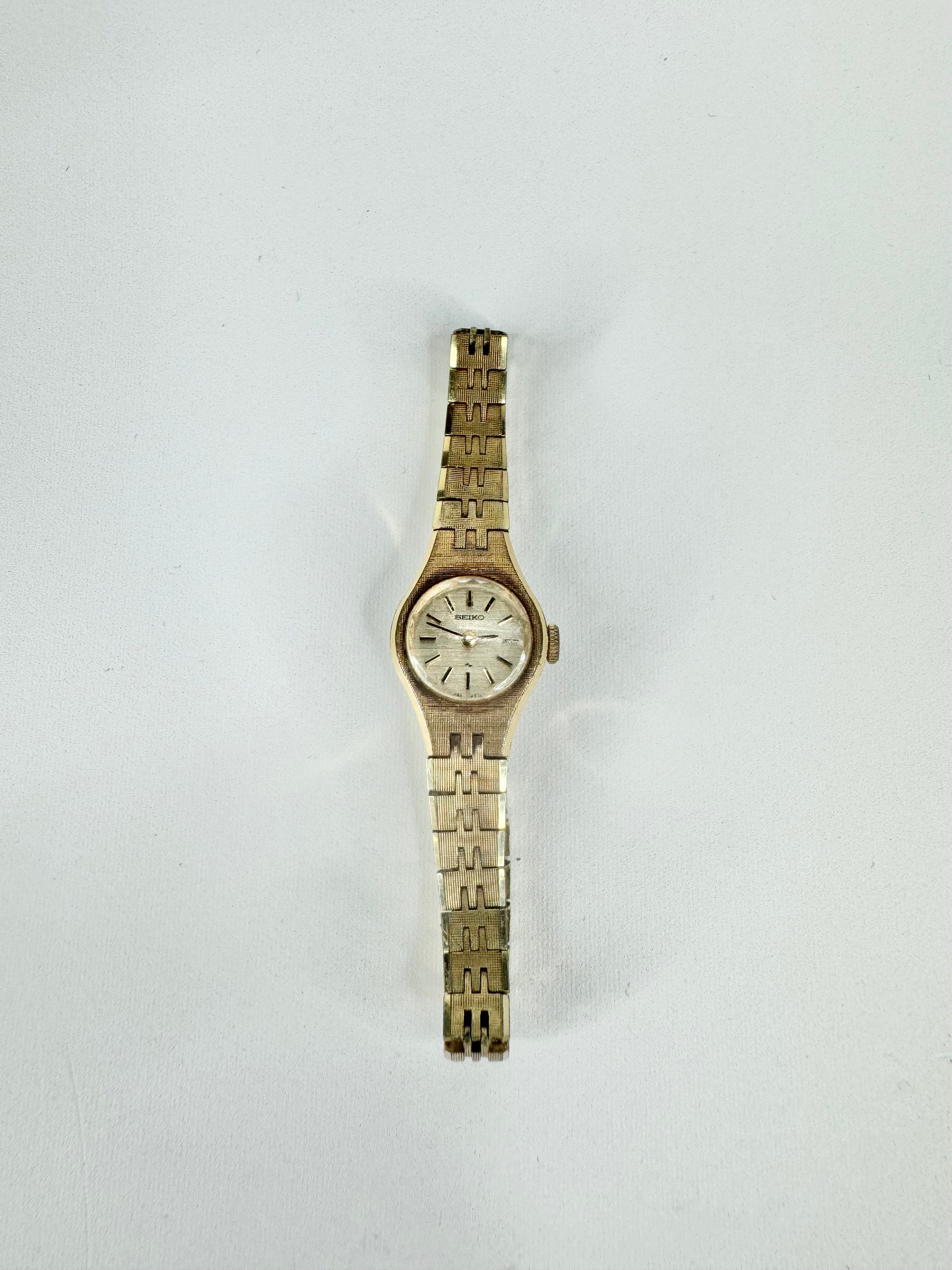 Vintage 1960s Seiko Gold Wristwatch