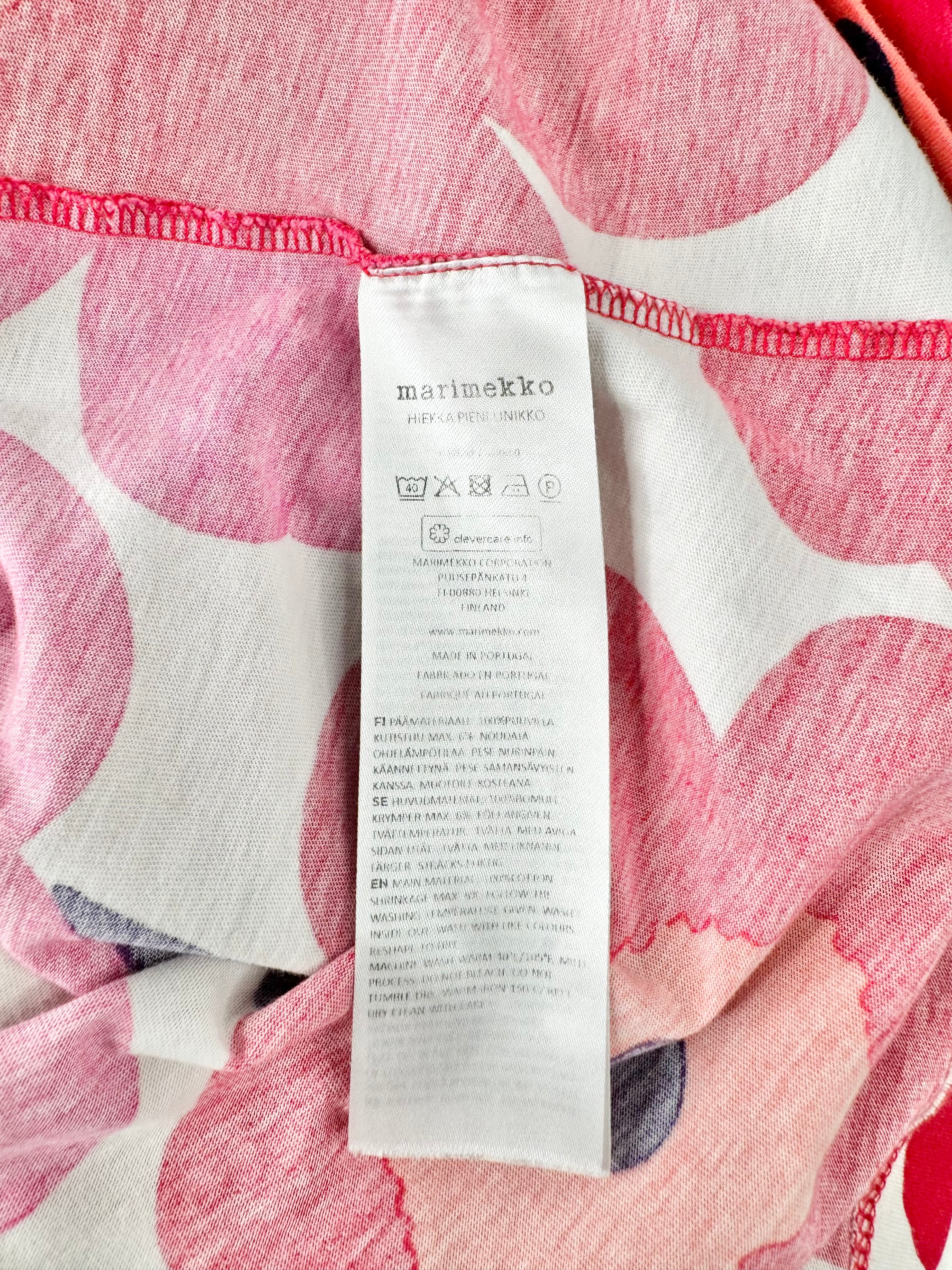 Marimekko Unikko Poppy Pattern T-Shirt - AU8/10