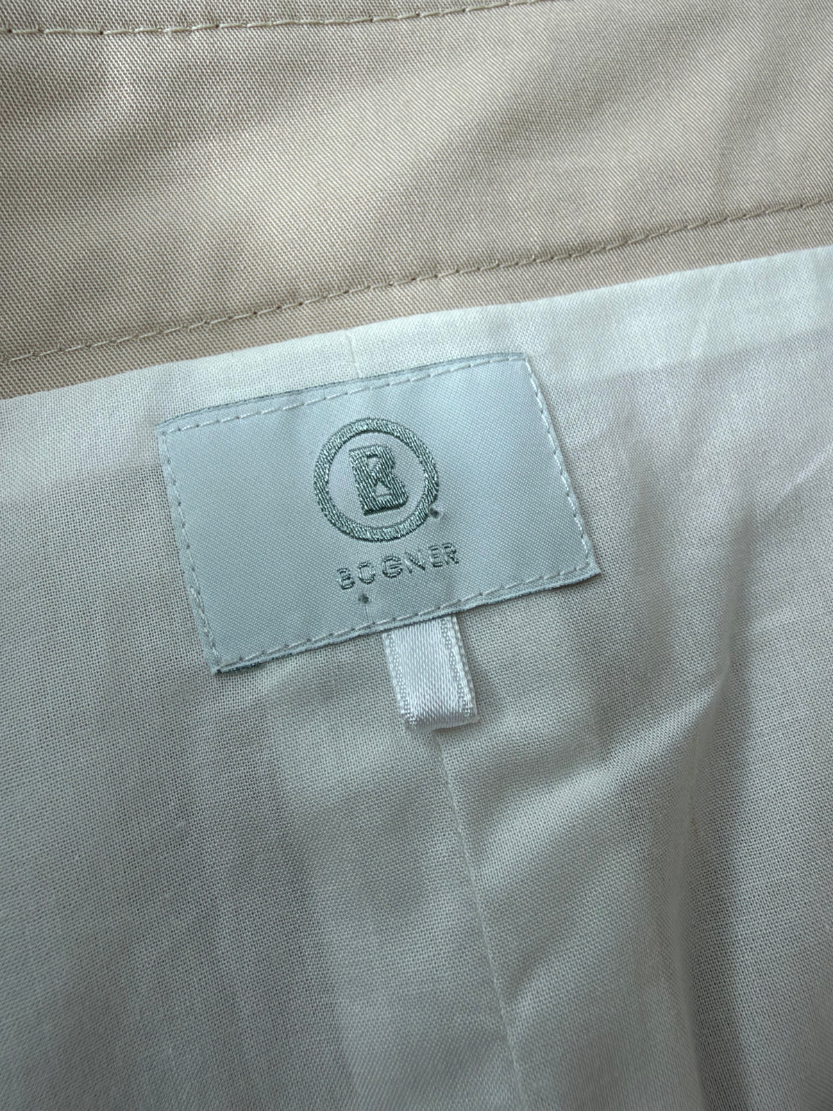 Bogner Beige Pencil Skirt - AU18/20