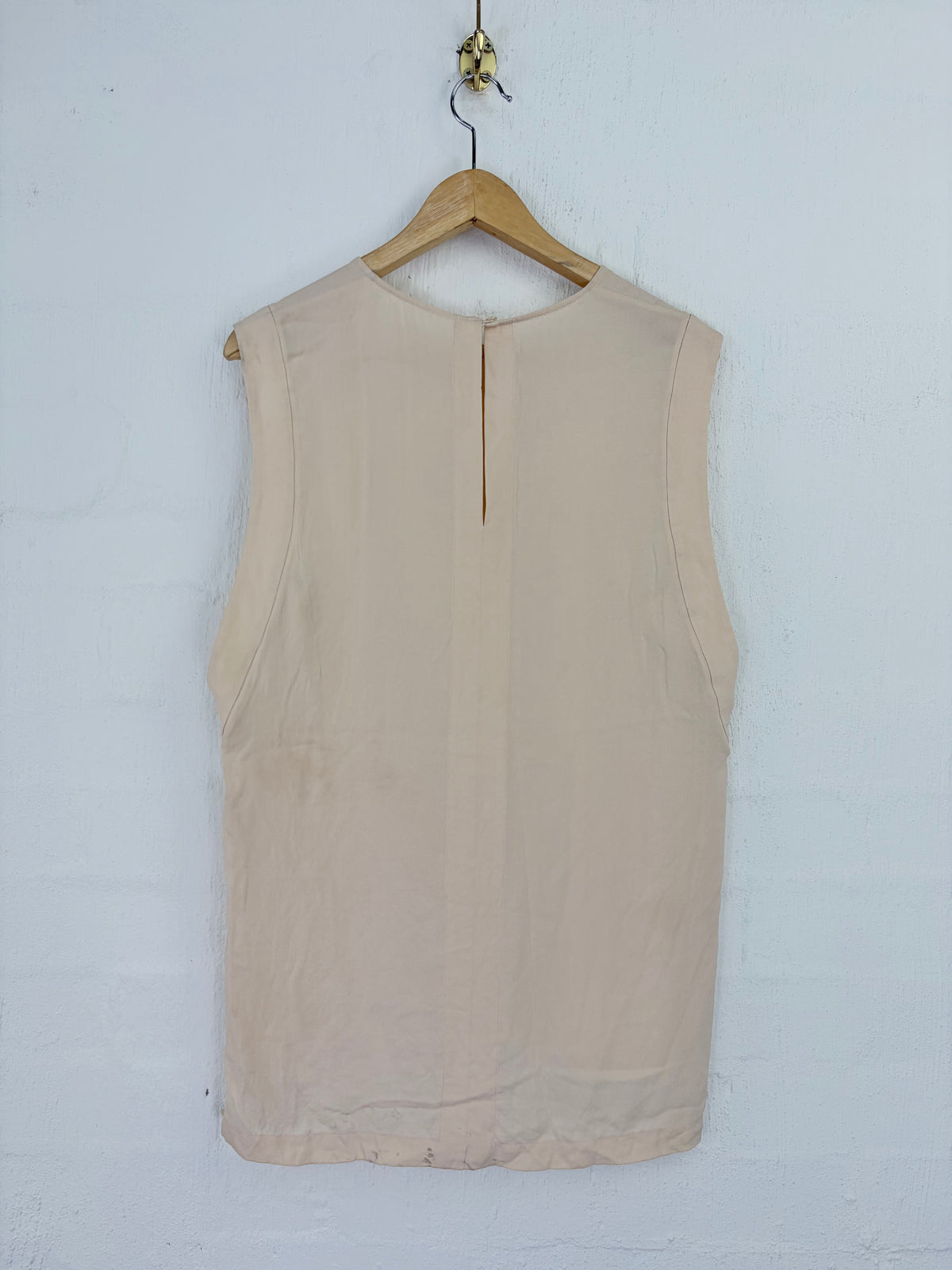 Willow Pastel Peach Sleeveless Silk Tunic - AU8
