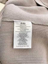 Elka Collective Stone Grey Rib Knit 'Lucerne' Maxi Dress NWT - AU10
