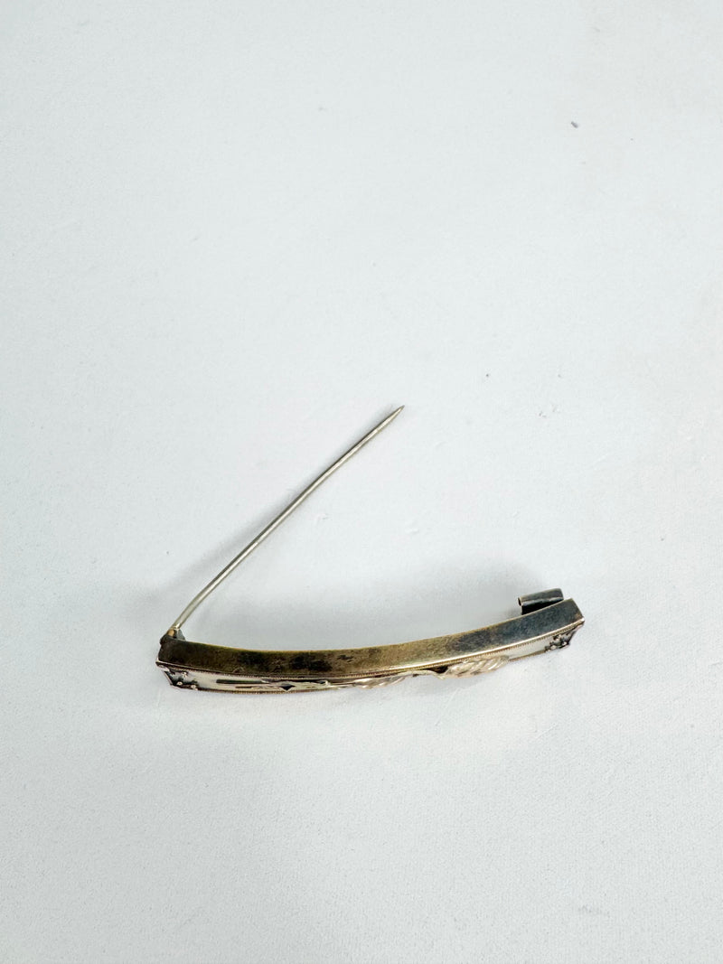 Antique 14ct Victorian Wheat Sheaf Brooch