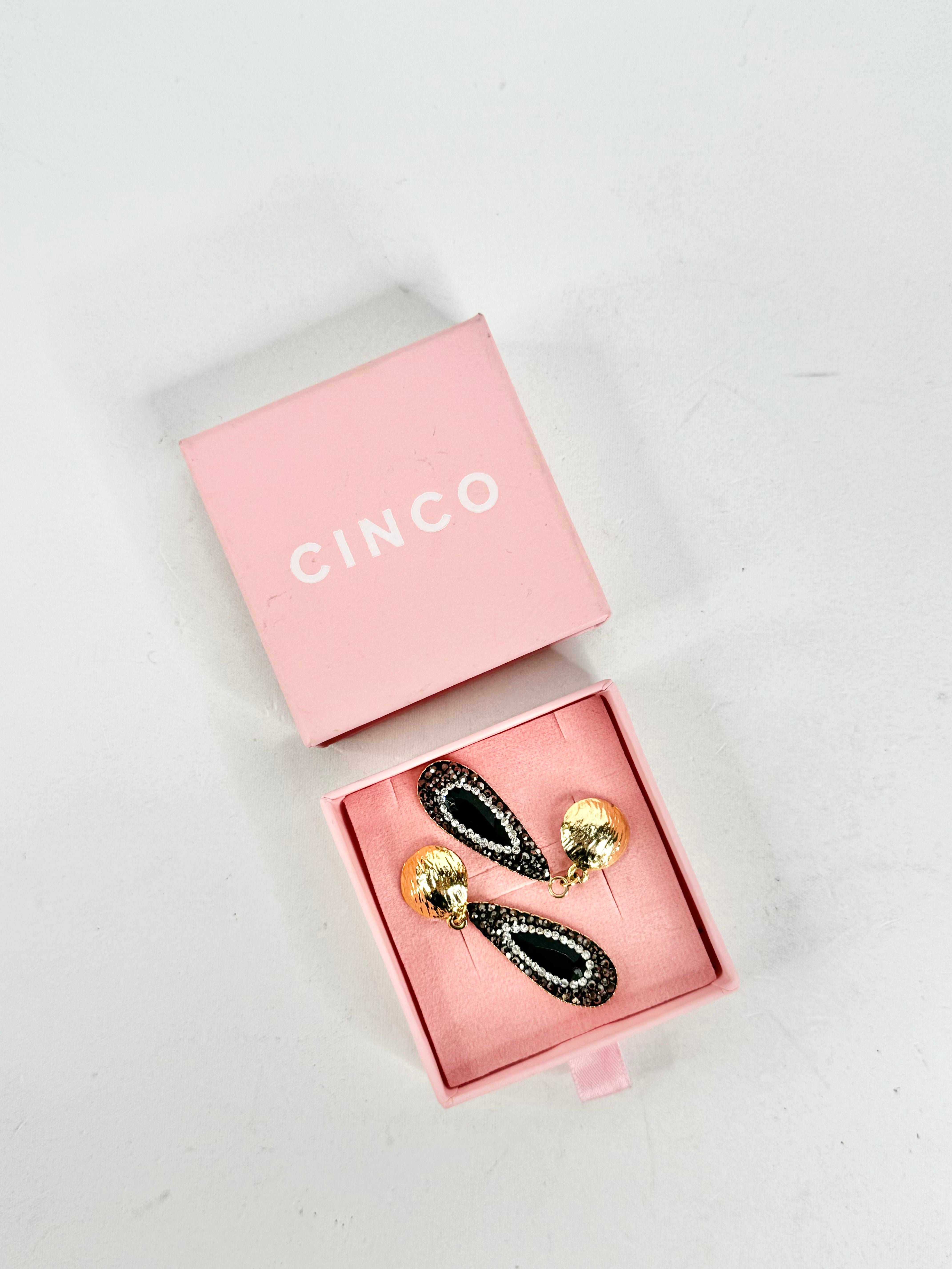 Cinco Gold Toned Drop Earrings NWT
