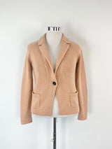 Le Tricot Perugia Orange Sorbet Cashmere Cardigan - AU10