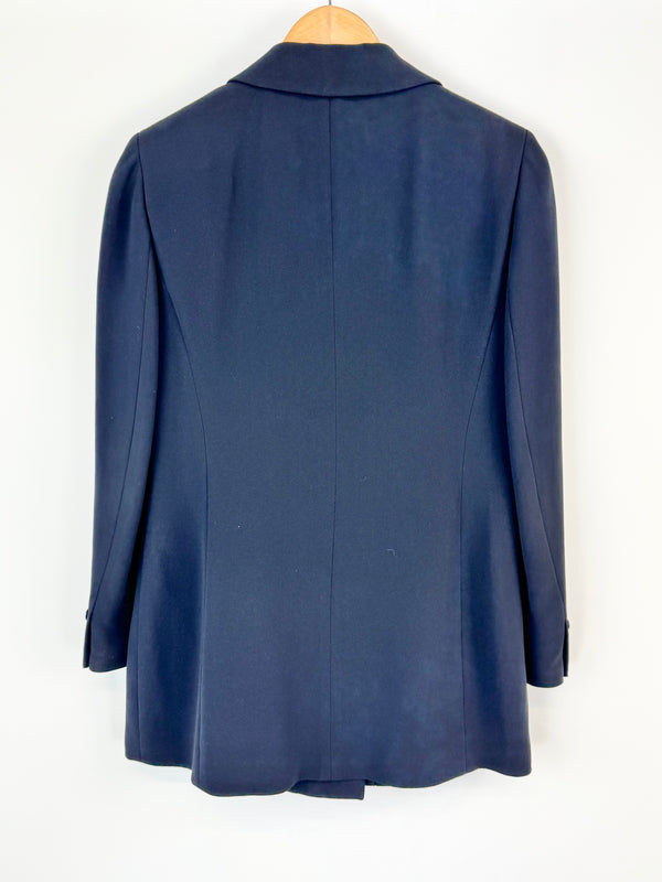 Emanuel Ungaro Midnight Blue Flared Blazer - AU10