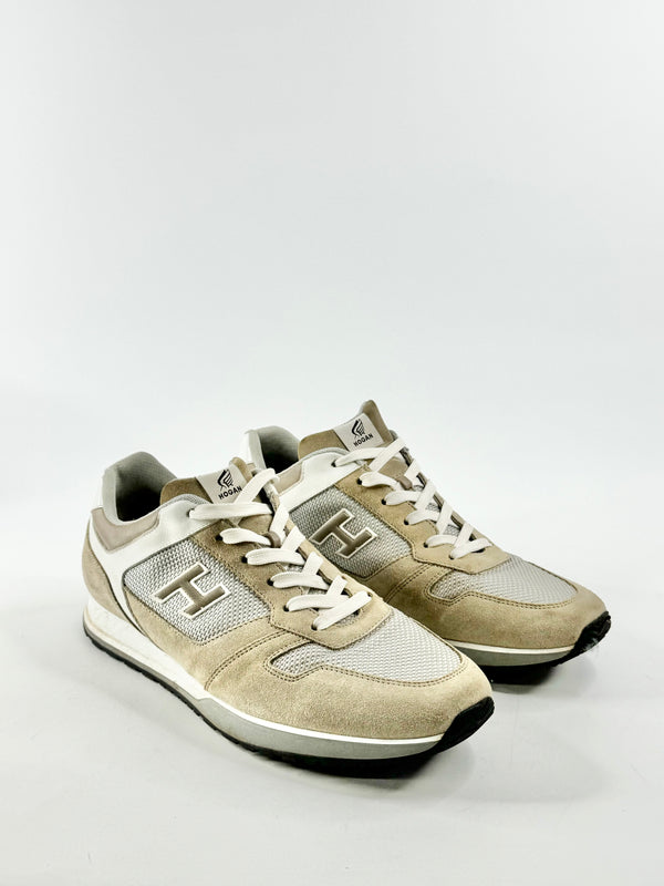 Hogan Sandy Suede & Mesh Sneakers - US10.5