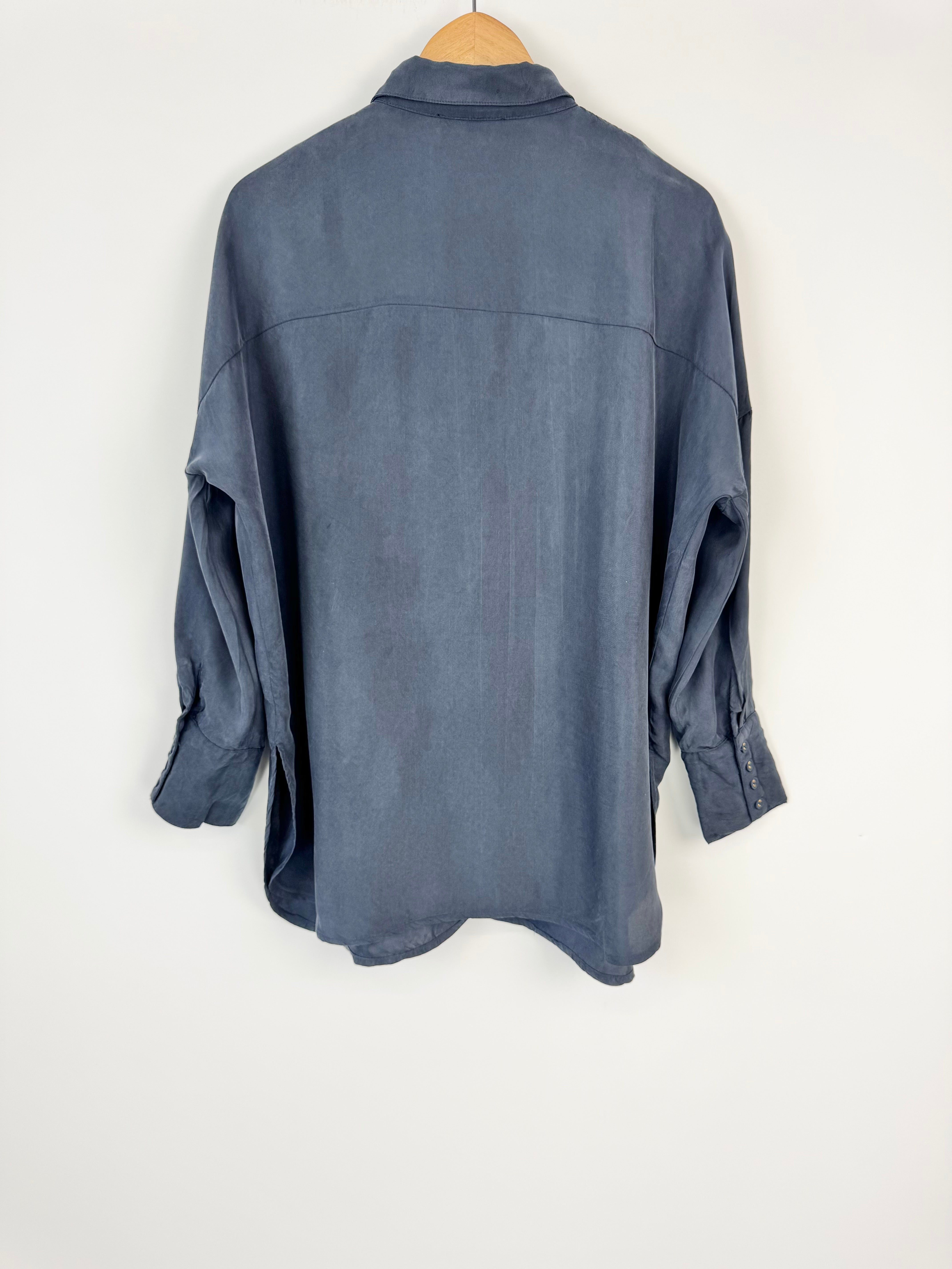 Dissh Blue Silky Blouse - AU10