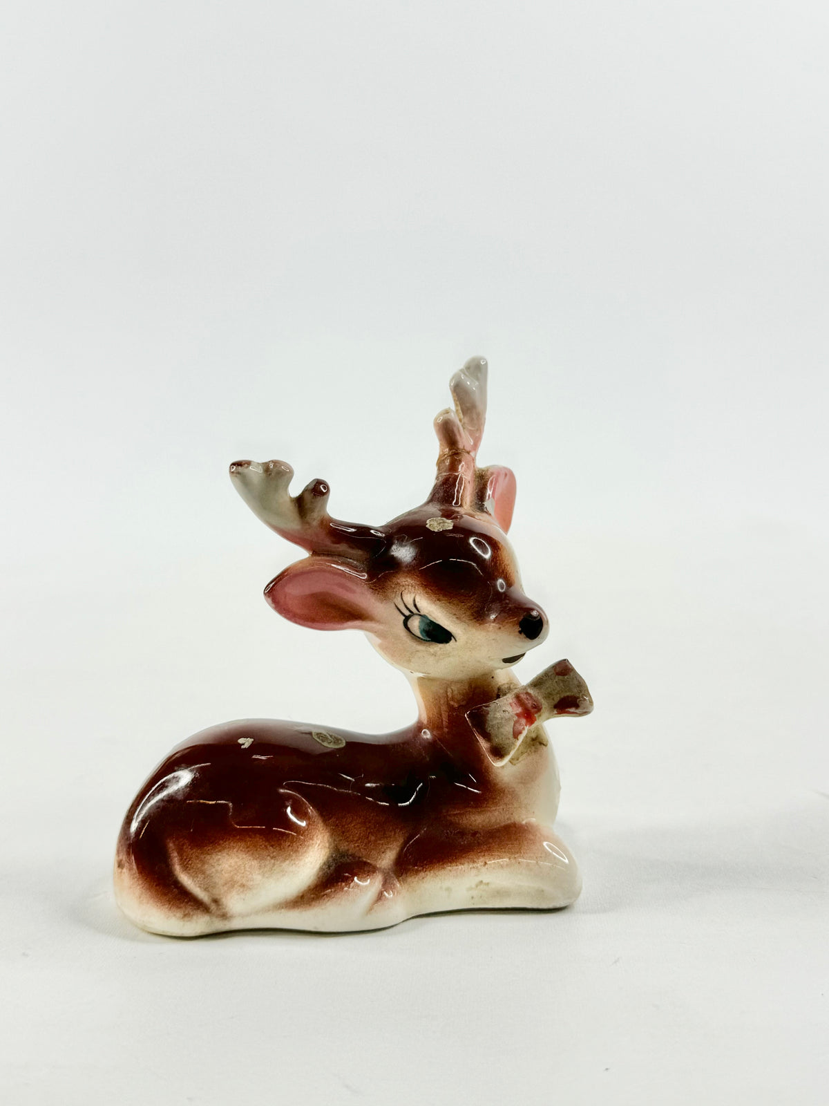Mid Century Porcelain Deer