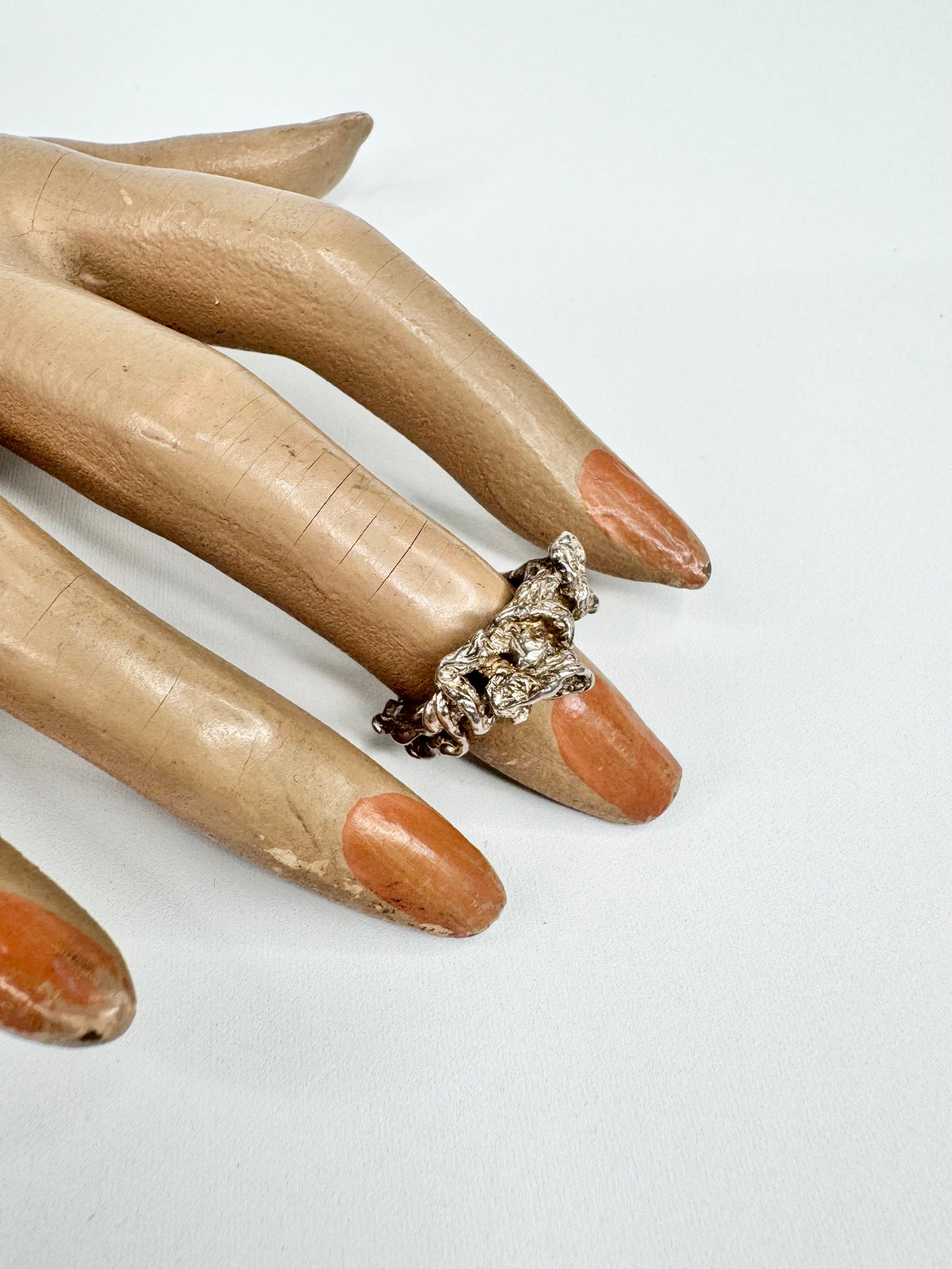 Silver Abstract Ring