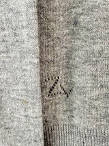 Zadig & Voltaire Stone Grey Cotton 'Vison' Top - AU12