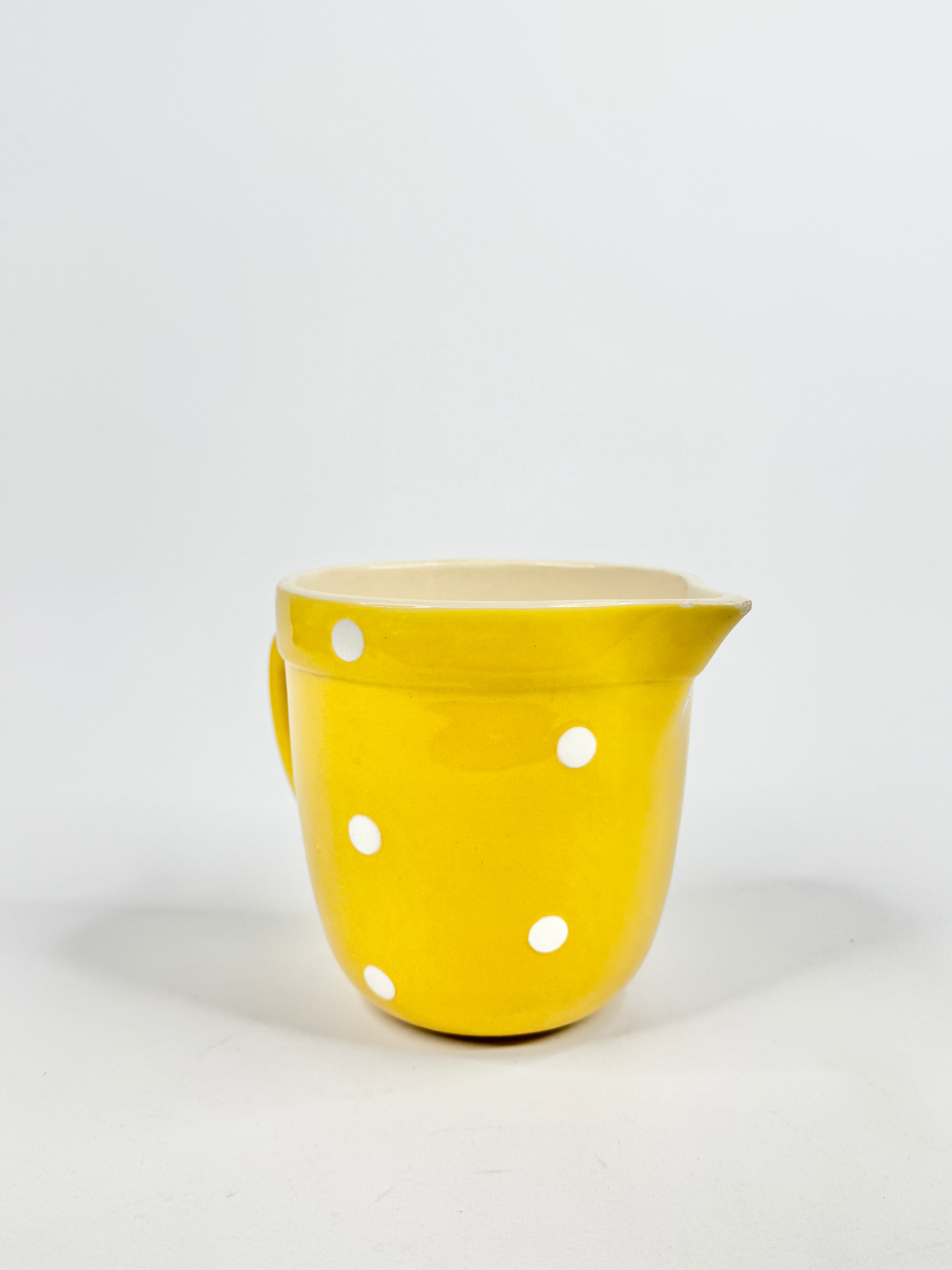 Vintage Diana Nitawear Sunflower Yellow Dotted Jug