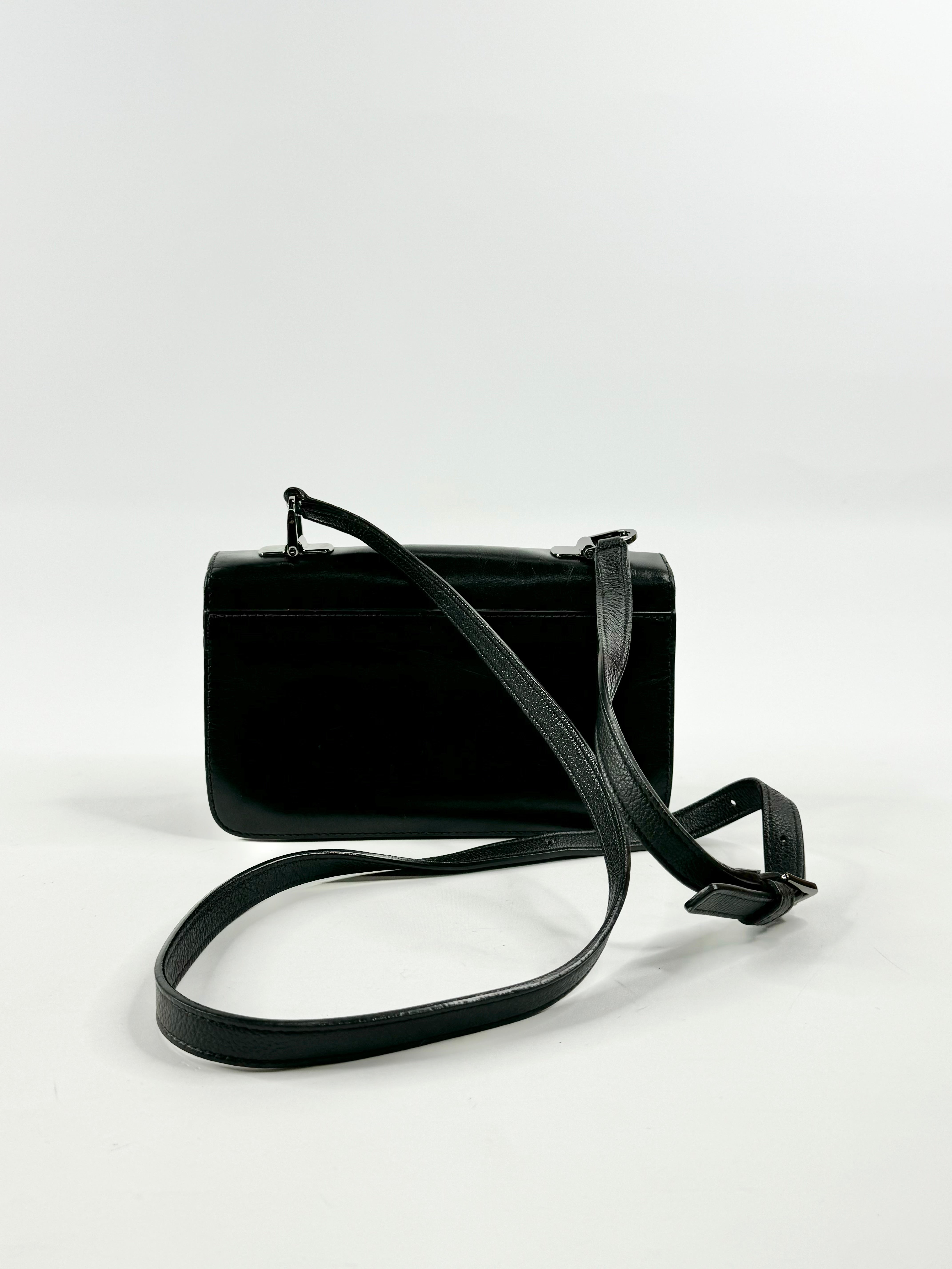 Furla Black & Cream Mini Cross Body Bag