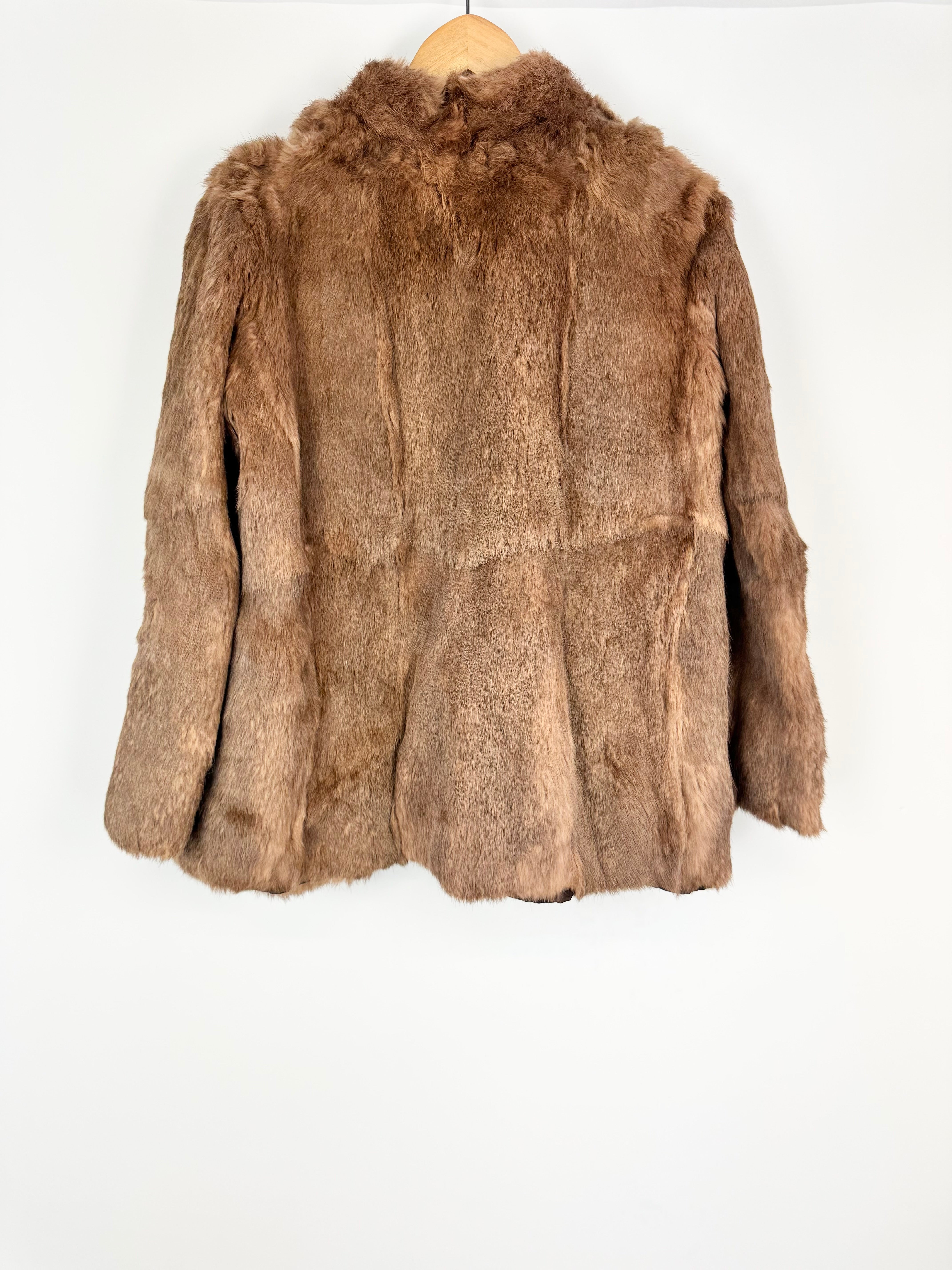 Vintage Stephen Dattner Tawny Brown Fur Coat - AU10