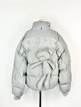 13DE MARZO Silver Reflective Puffer Jacket - AU10