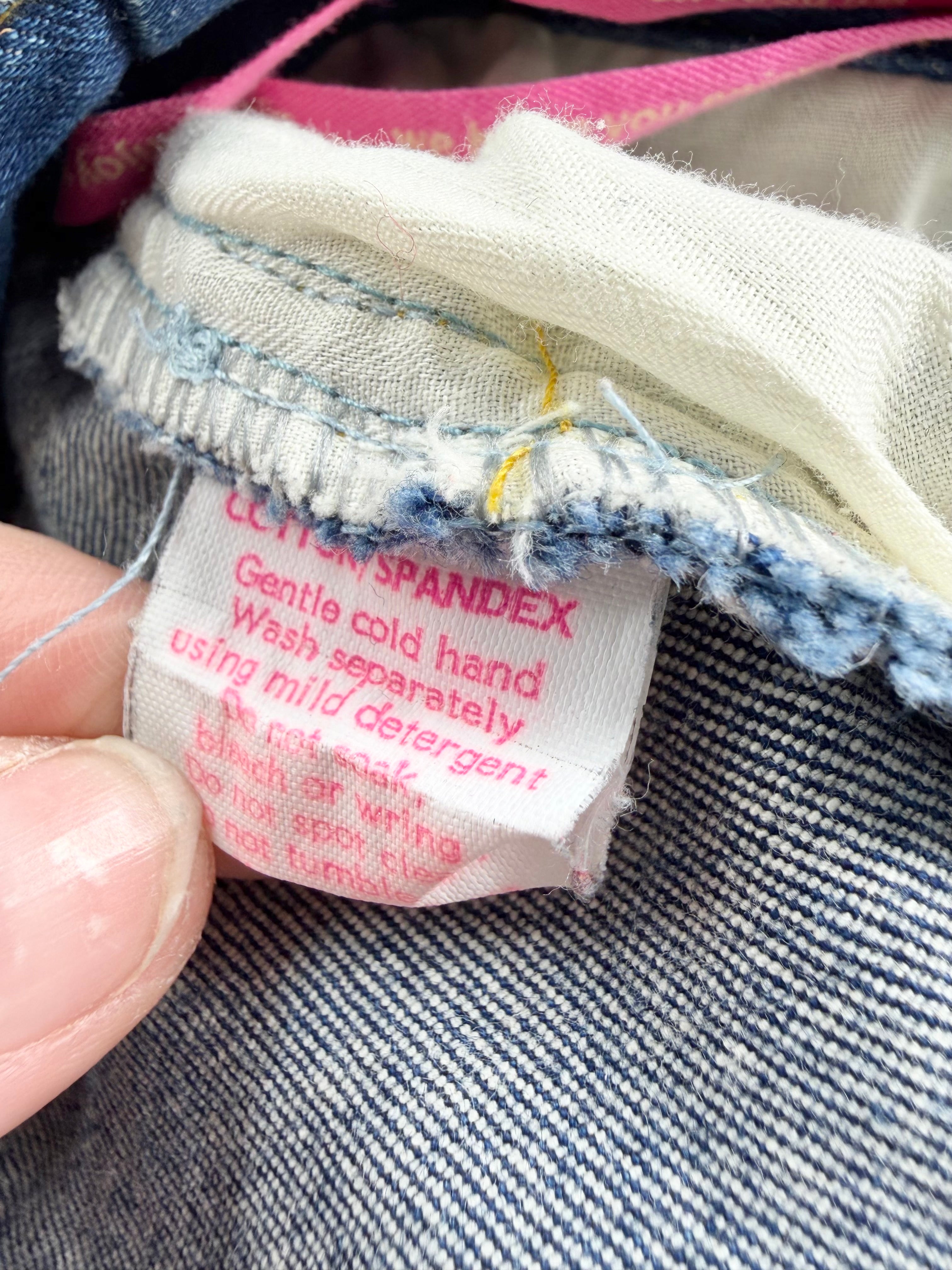 Obus Blue Retro Inspired Denim Mini Skirt - AU14