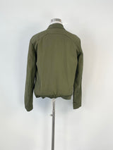 Calvin Klein Olive Green Zip-Up Jacket - M