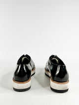 Vince Black Leather 'Reed' Lace Ups - EU38