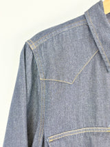 Calvin Klein Jeans Midnight-Blue Denim Coat - XL