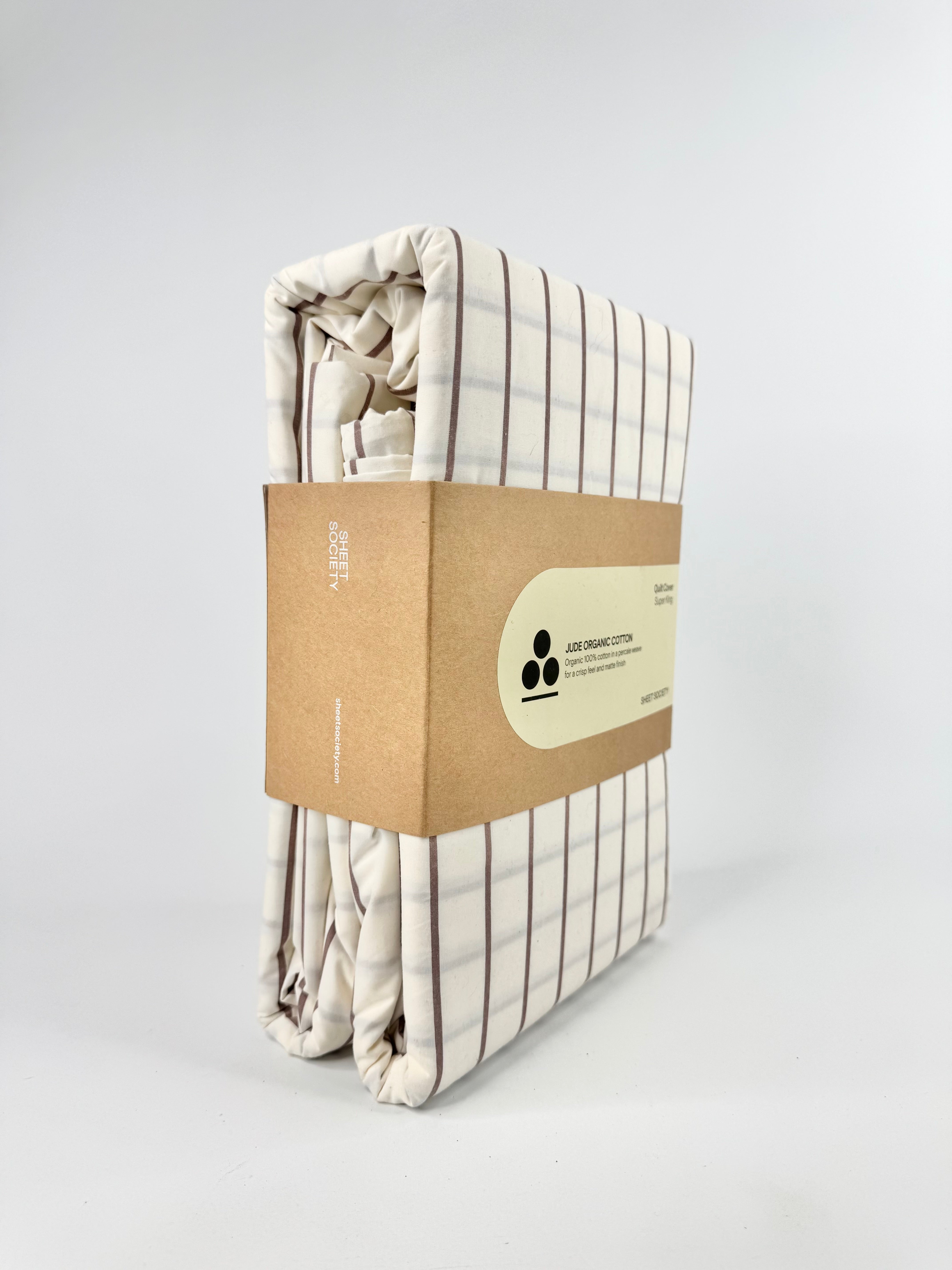 Sheet Society Jude Organic Cotton Super King Quilt Cover