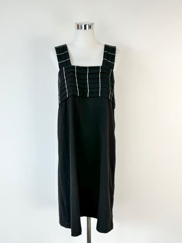 Alpha 60 Black Apron Dress - AU10