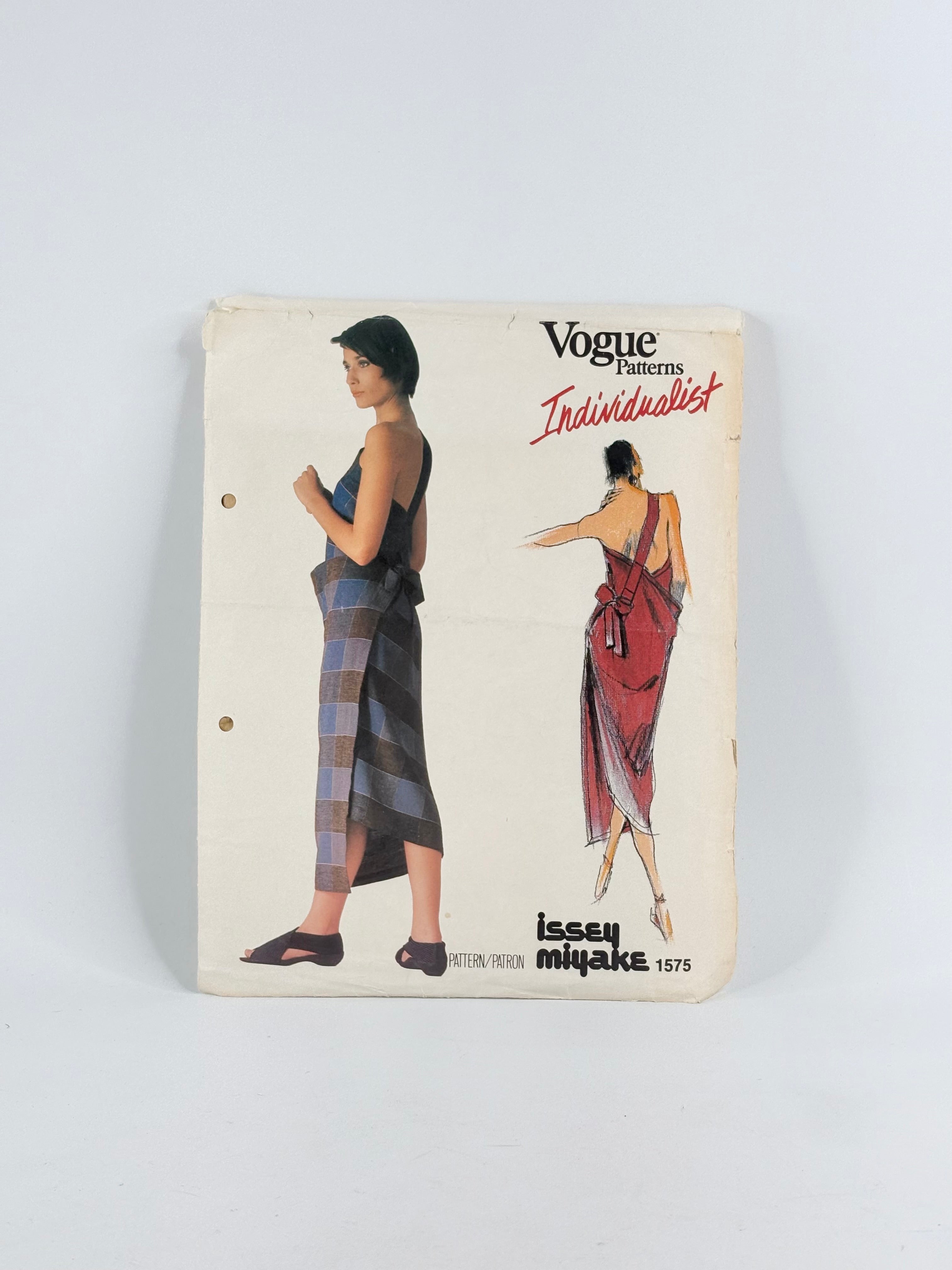Vogue Patterns Individualist Issey Miyake Dress: No. 1575 - Size 8