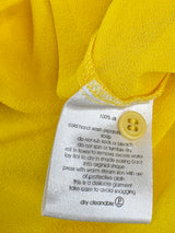 Gorman Canary-Yellow Sleeveless Silk Top - AU10