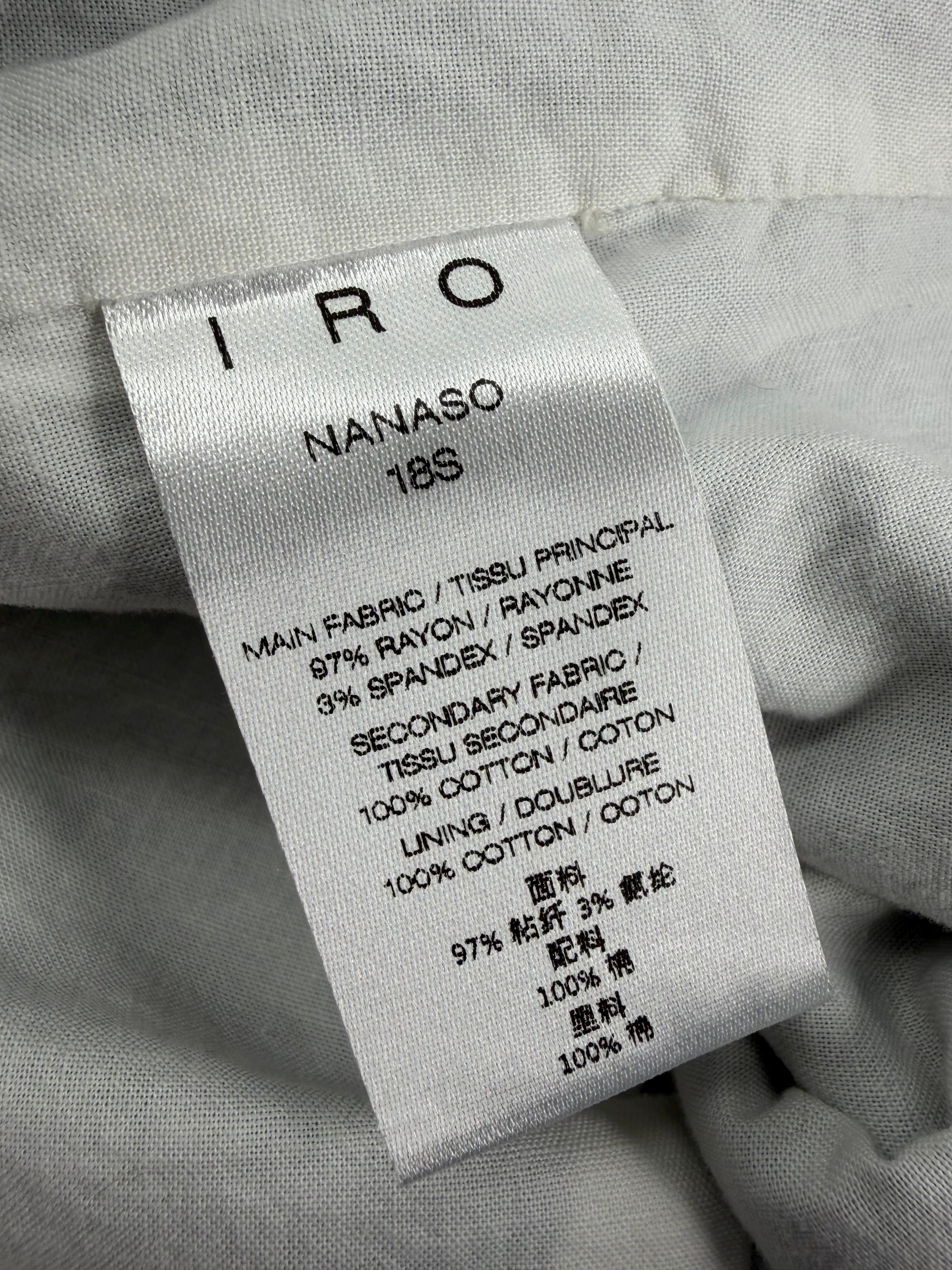 Iro Denim & Periwinkle Sequined 'Nanasco' Bomber Jacket - AU8/10