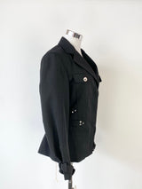 Versus Versace Black Belted Blazer - AU10