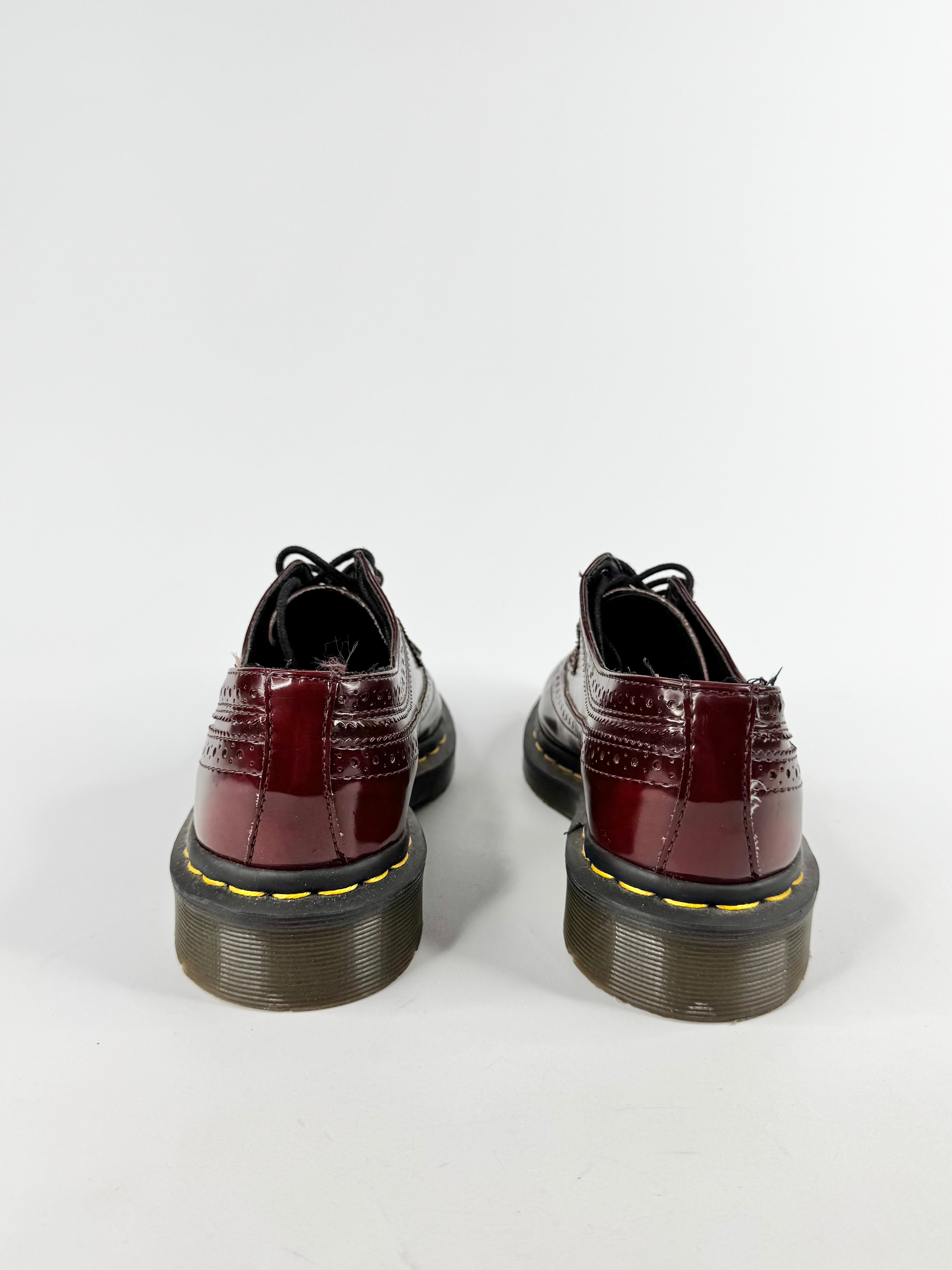 Dr. Marten Cherry Red Vegan Brogues - EU38