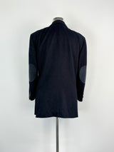 Pal Zileri Dark Navy Blue Wool Blazer - 52R