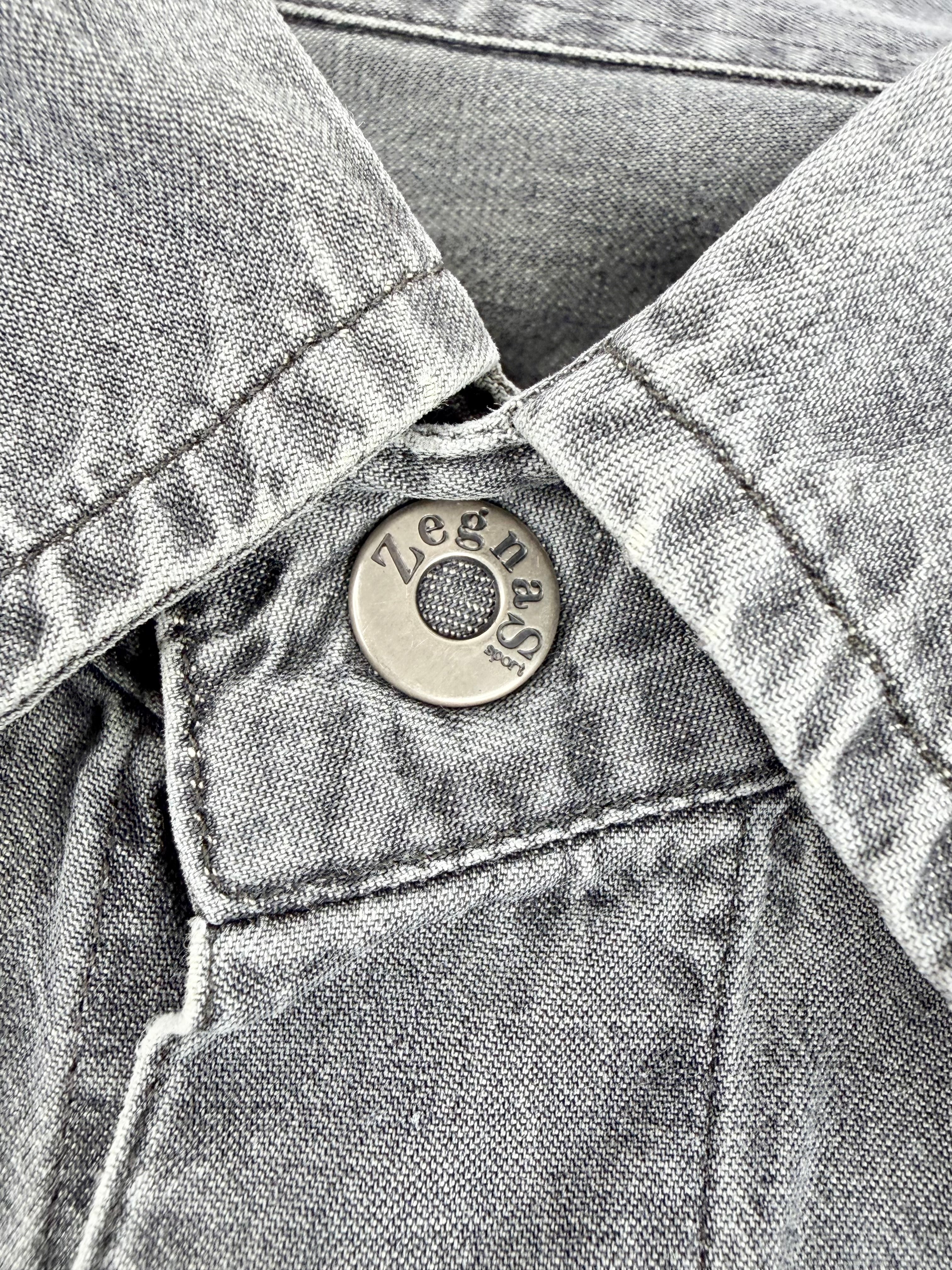 Zegna Sport Grey Chambre Shirt - S/M