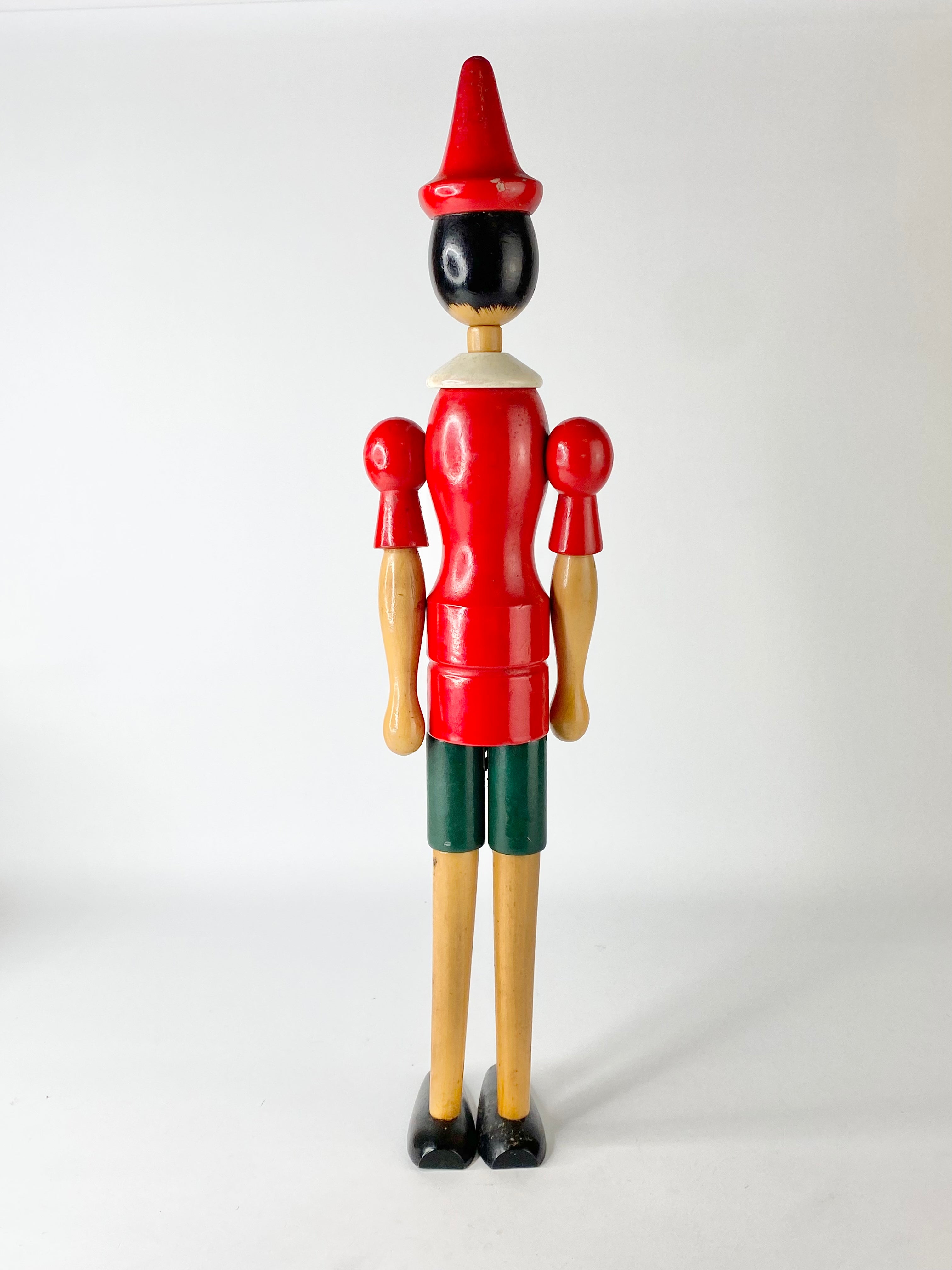 Vintage Wooden Pinocchio Figure