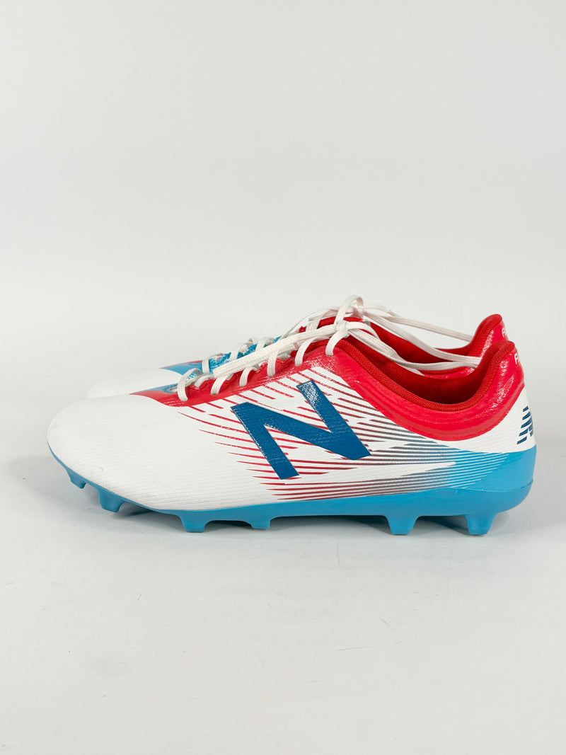 New Balance Furon White, Blue & Red Football Cleats - EU44