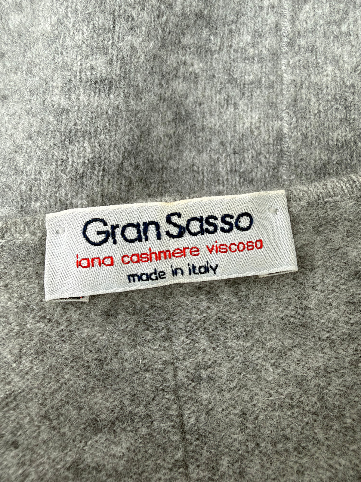 Gran Sasso Pale Grey Cashmere Vest - AU8/10