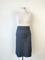 Kate Sylvester Ash Grey Striped Skirt - AU12