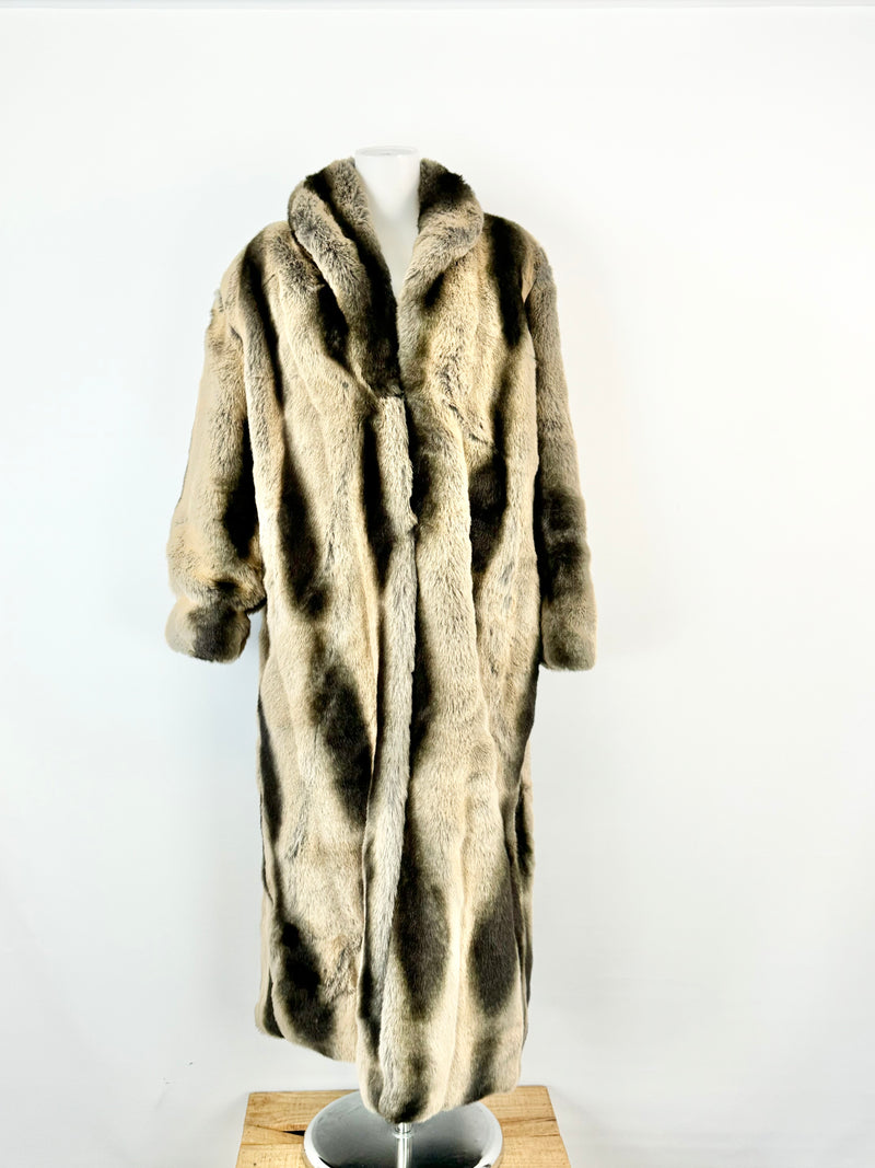 Art Fur Faux Fur Coat - AU10